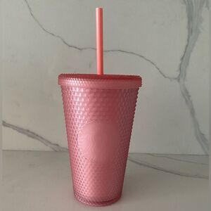 Starbucks Strawberry Lemonade Valentine’s day Studded Cup